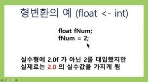 2021 유니티 C# 동영상 강좌 - Float 에서 int 로의 형변환 - 08