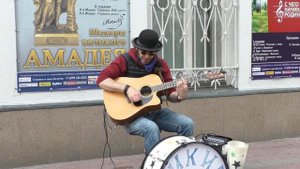 Роман Езык (Фрикинг Аут) - Бриллианты (Виа Гра cover) @ Арбат 09.07.2017