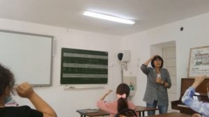 Фрагменты урока сольфеджио - №1