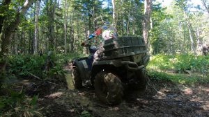 Квадроцикл polaris sportsman 500 Сахалин Долинск "Локаторы"