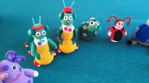 Лунтик пальчиковый театр крючком. Видеообзор