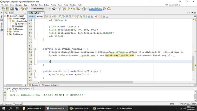 QRGen - Generar código QR | GUI en Java смотреть онлайн