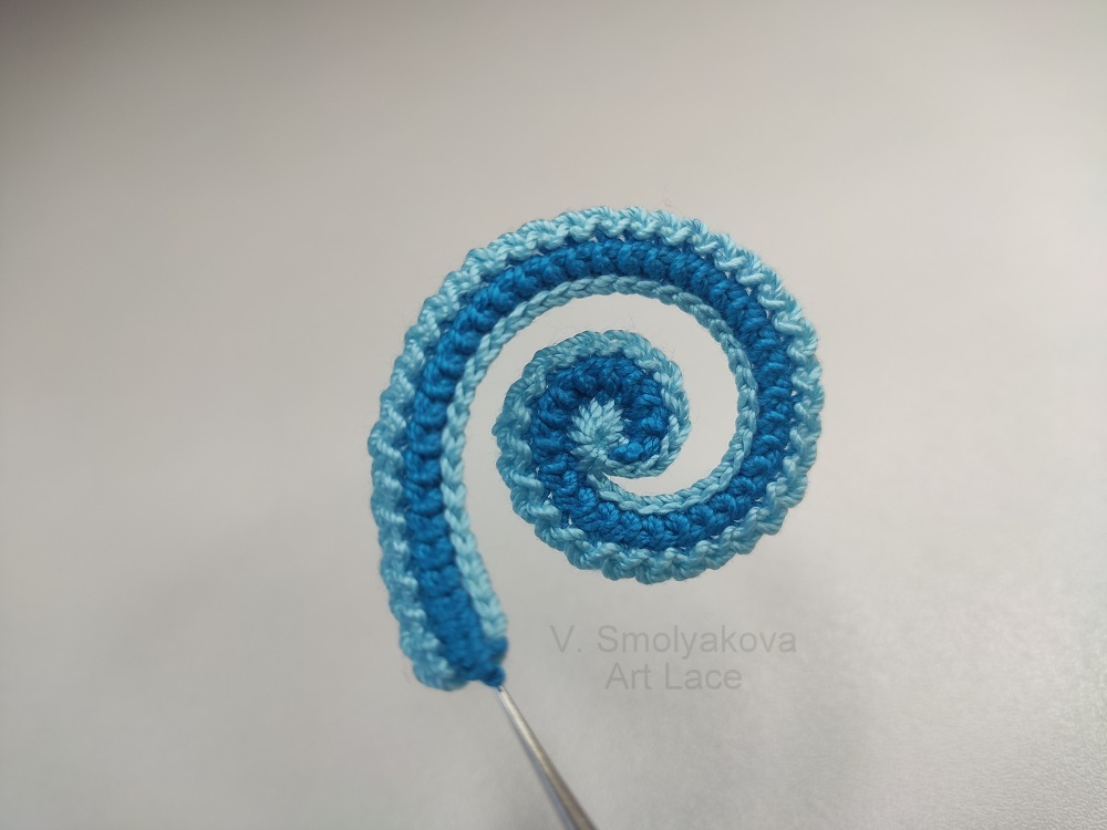 № 2 Простой завиток закрученный вправо. смотреть онлайн