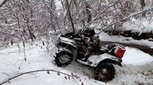 Большая охота на квадроцикле Охота на волков