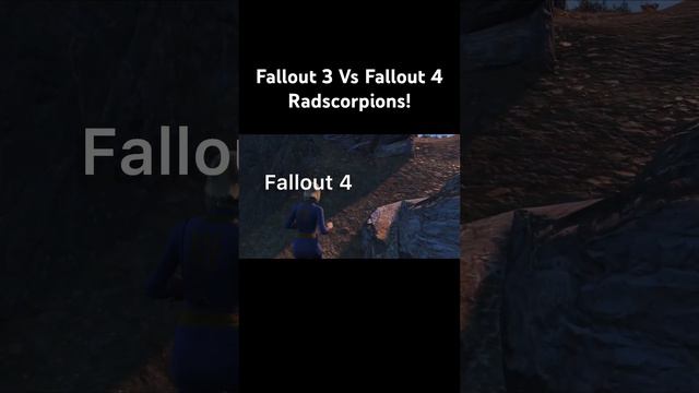 Fallout 3 Vs Fallout 4 Radscorpions!