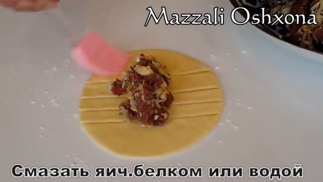 МАЛО КТО ЗНАЕТ ЭТОТ СПОСОБ! ОБАЛДЕННАЯ ПЕСОЧНАЯ САМСА/ЛЮБИМЫЕ РЕЦЕПТЫ ГОТОВИМ С MAZZALI OSHXONA.