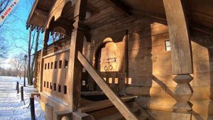 Москва. Коломенское. Деревянный Домик Петра I .