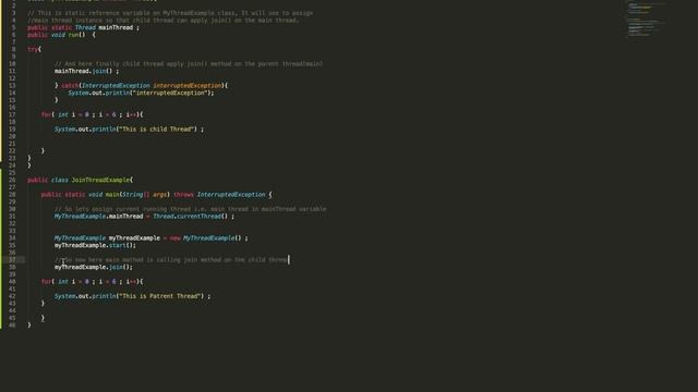 Java Multithreading- What happens when each Thread calls join() method on each other смотреть онлайн