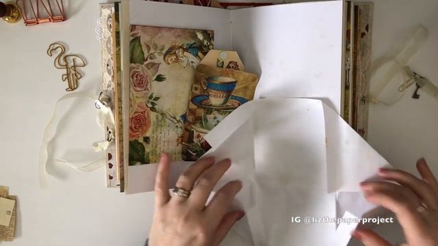 Alice in Wonderland Hardcover Junk Journal - Chatty Version смотреть онлайн