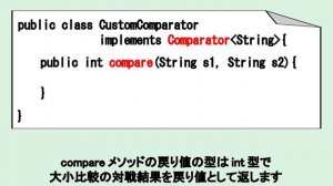 No.48　Comparatorインタフェース