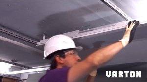 Монтаж светильников Varton в потолочные системы Armstrong