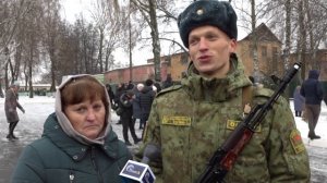 Присяга военнослужащих в Пинском пограничном отряде