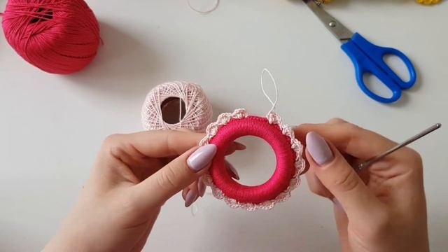 Как красиво обвязать кольцо для слингобус