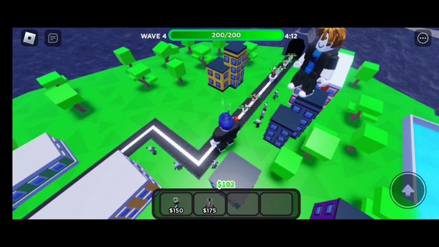 Я играю в режим tower defense, пытаюсь пройти сложную зону с другими игроками смотреть онлайн