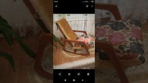 Рестоврация советского кресла-качалки.  Вторая жизнь старого кресла-качалки, финиш.