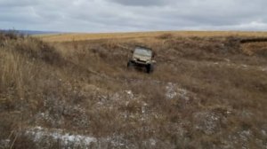 На отечественном внедорожнике ЛуАЗ-969 по бездорожью