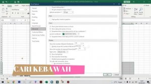 Scroll Bar Excel Hilang? ini Cara Mengatsinya