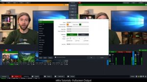 vMix Outputs- Full Screen. Output your vMix video via your graphics card to a monitor!
