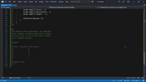 C# Bellman–Ford Algorithm