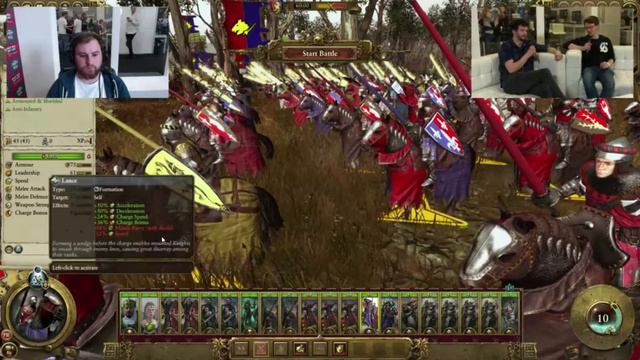 Total War Warhammer DLC Analysis - Bretonnia Commentary part 2 Army смотреть онлайн