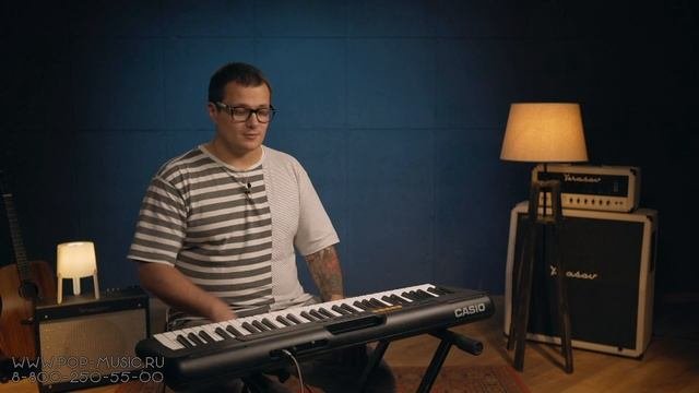 Синтезатор CASIO CT-S100 серии Casiotone (небольшой и лёгкий)