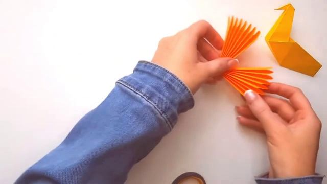 ПТИЦА из бумаги ?