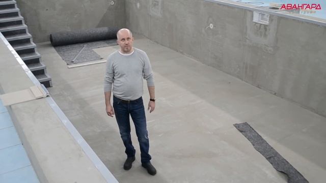 Репортаж о реконструкции скиммерного бассейна - АвангардКапСтрой
