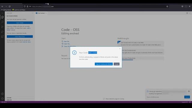 How to Create Personal Access Token and Clone GitHub repo in Code Server смотреть онлайн