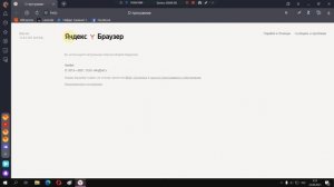 Как узнать версию яндекса