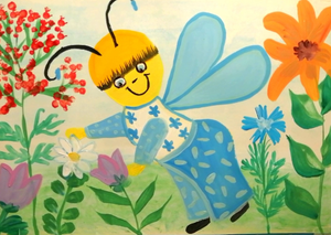 Как нарисовать сказку о пчеле