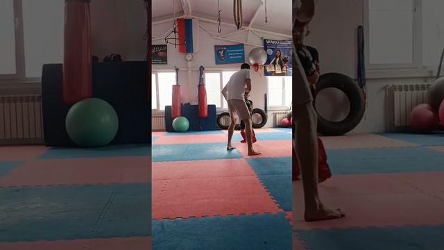 #кикбоксинг #тренировка #кикбокс #отработкаударов
