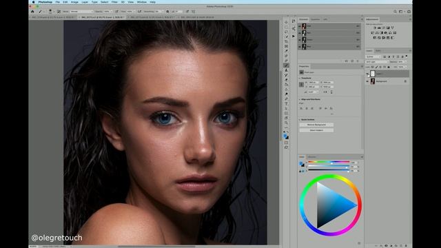 Как поменять цвет глаз в Photoshop