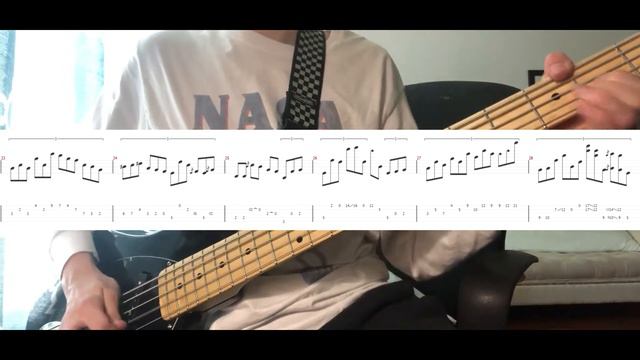Polyphia | The Worst Melody Bass Tutorial (Tabs On Screen) смотреть онлайн