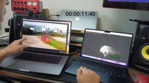 M2 MacBook Air on SSD, Blender, QuickTime, DaVinci Resolve vs M1 Max MacBook Pro