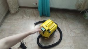 Обзор аккумуляторного хозяйственного пылесоса WD 1/Battery vacuum cleaner KARCHER WD 1 review