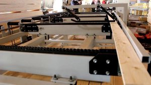 Линия механизированной подачи в четырёхсторонний станок