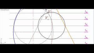 Начертательная геометрия (задача 4-3) Пересечение поверхностей