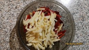 Салат с говядиной и болгарским перцем