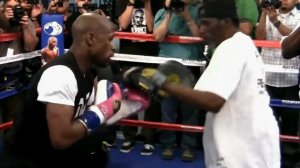 Floyd Mayweather Padwork Highlights/Флойд Мейвезер работа на лапах