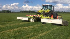 Трактор AXION 850 + косилка бабочка (6)