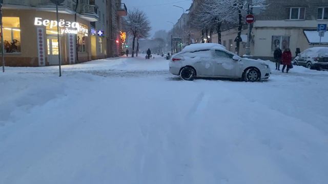 4 декабря 2023 года... Наконец- то и в Советск пришла настоящая снежная зима смотреть онлайн