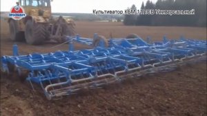 Советский Кировец с культиватором КБМ-11ПСВ. Культивация весной 2019 года. Ярославич