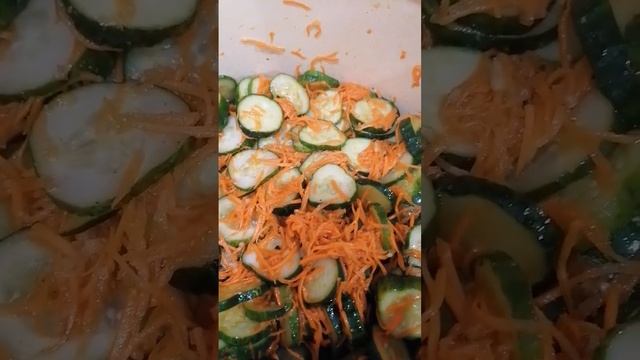 опять готовлю огурчики на зиму #заготовкиназиму #огурцыпокорейски #заготовки