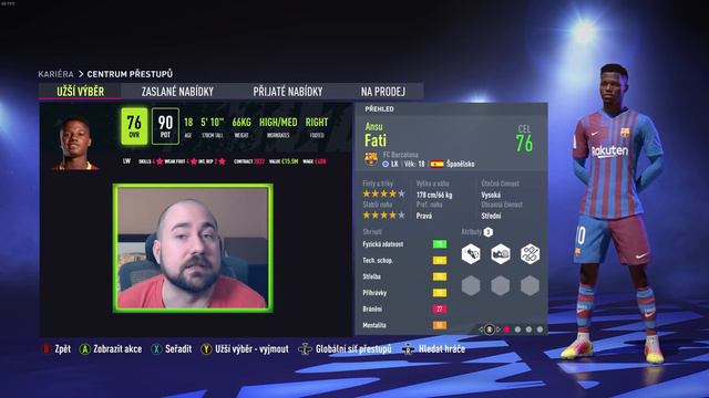 FIFA 22 CZ | TOP Mladíci s Velkým Potenciálem pro Kariéru! | CZ Let's Play смотреть онлайн