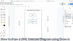 How to Draw UML Usecase Diagram using Draw.io
