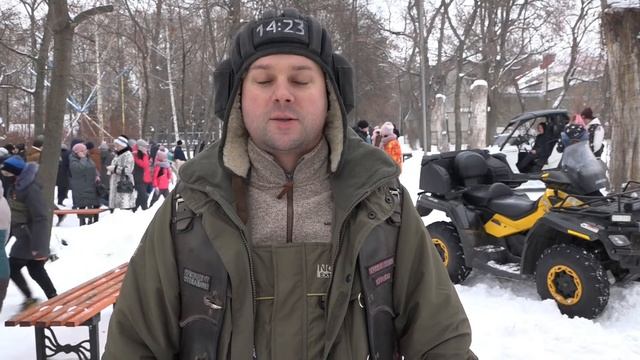В Кузнецке на Рождество прошел традиционный мотокросс и праздник в парке- смотреть онлайн