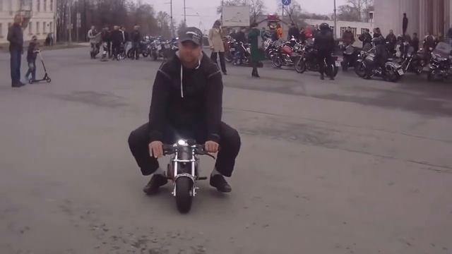 Самый маленький мотоцыкл в мире