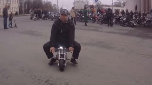 Самый маленький мотоцыкл в мире