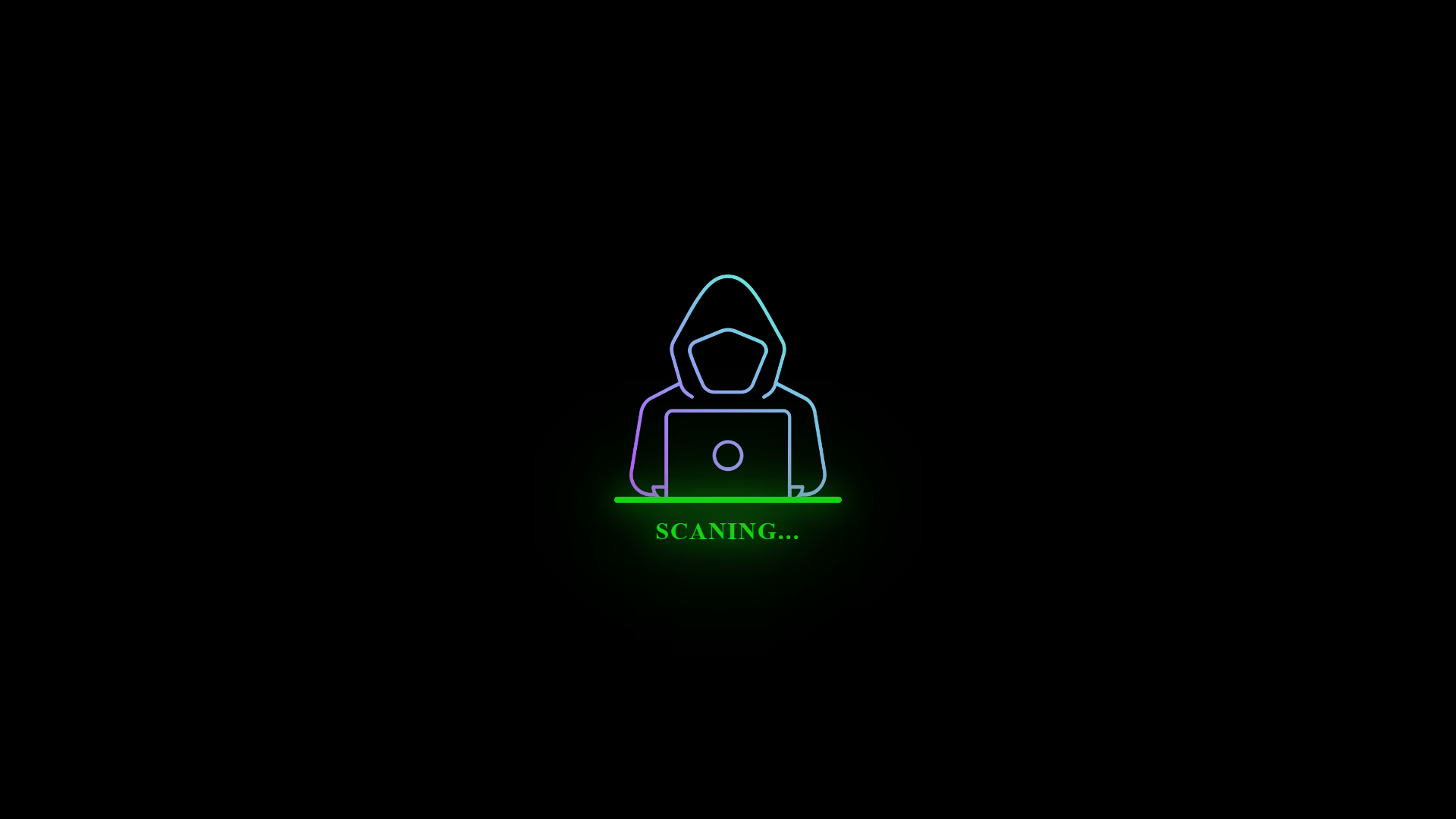 Эффект сканера при загрузки сайта. При помощи HTML/CSS/JS.