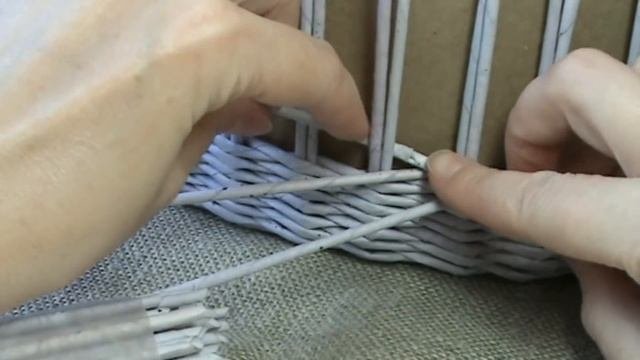 Корзинка для мелочей / как сплести корзину